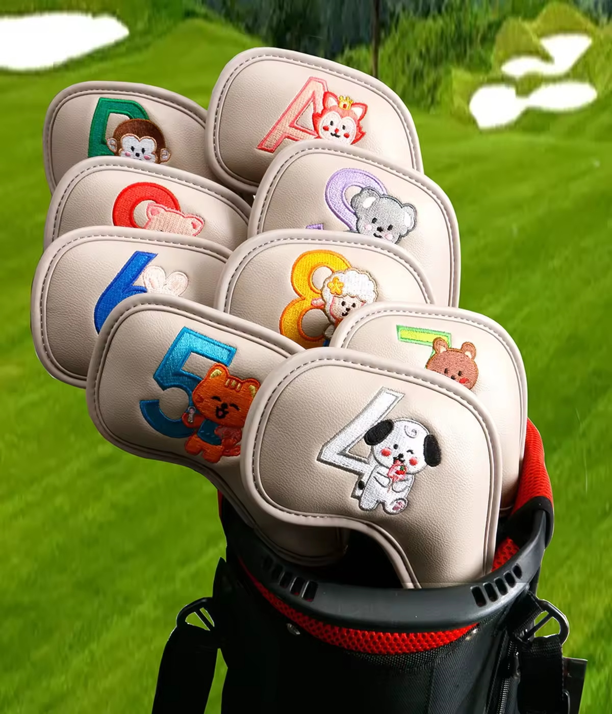 Набор из 9 милых чехлов для го – обзор и цена Golf Equipment Cabinet